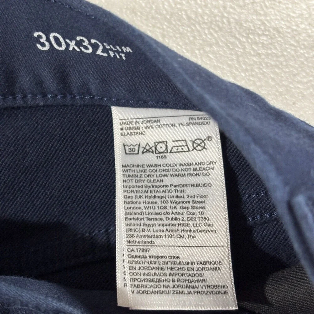 Banana Republic Jeans Mens 30x30* Blue Slim Fit TRAVELER Denim Pants Zip Fly‎